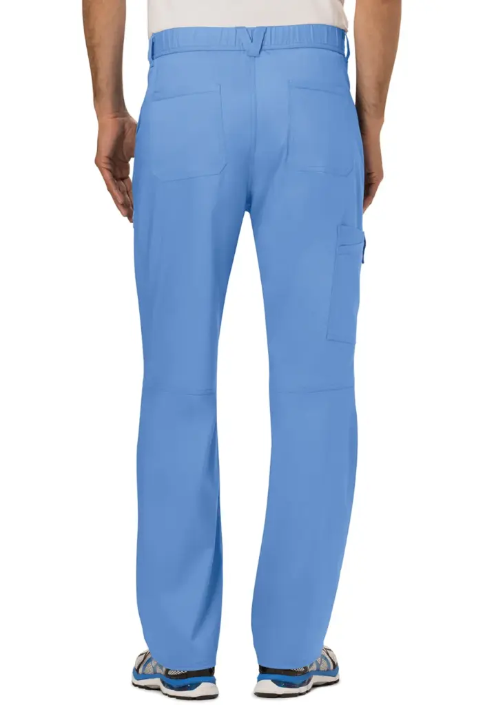 Cargobroek met gulp voor heren, ciel blue — productfoto 19