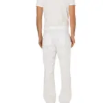 Cargobroek met gulp voor heren, white — productfoto 28