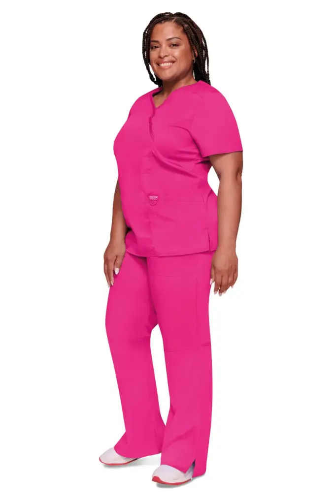Wikkeltop voor dames, electric pink — productfoto 7