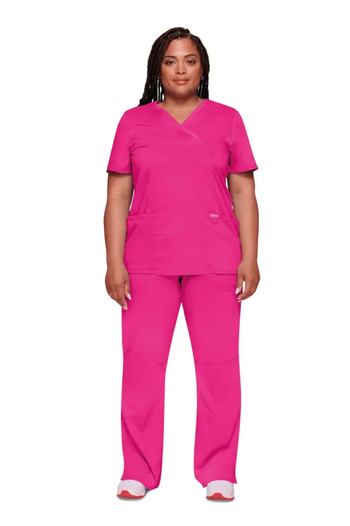 Wikkeltop voor dames, electric pink — productfoto 8