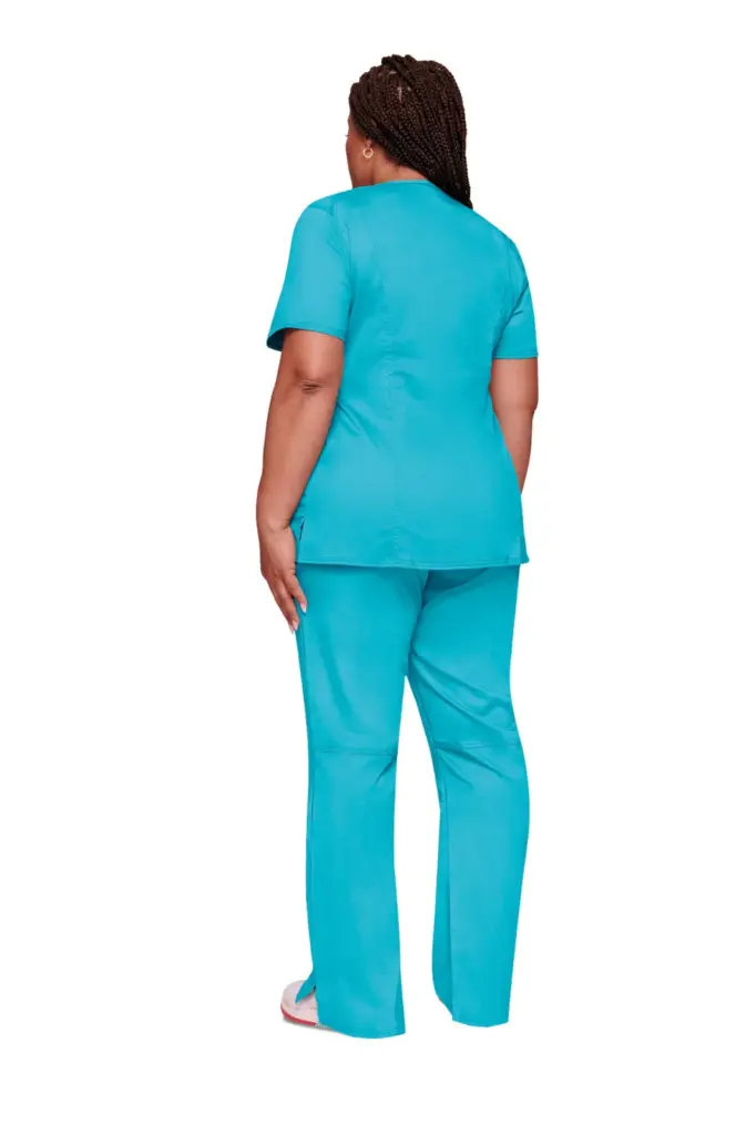 Wikkeltop voor dames, turquoise — productfoto 13