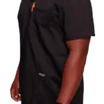 Tuniek met V-hals voor heren, black — productfoto 4