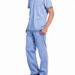 Tuniek met V-hals voor heren, ciel blue — productfoto 9