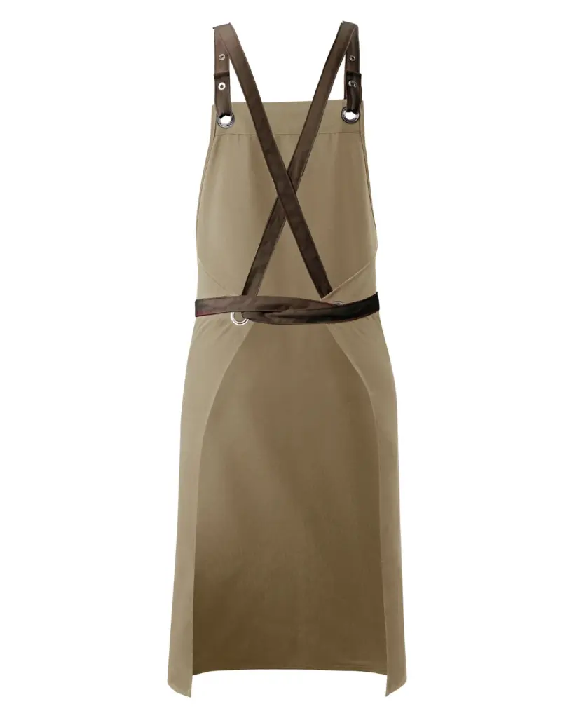 Potenza x Classic schort met ringen, khaki — productfoto 12