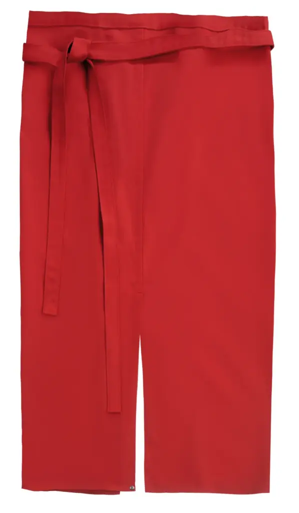 PS_CI03_RED - Hidalgo-werbeartikel Milano Classic heupschort met split — productfoto 5