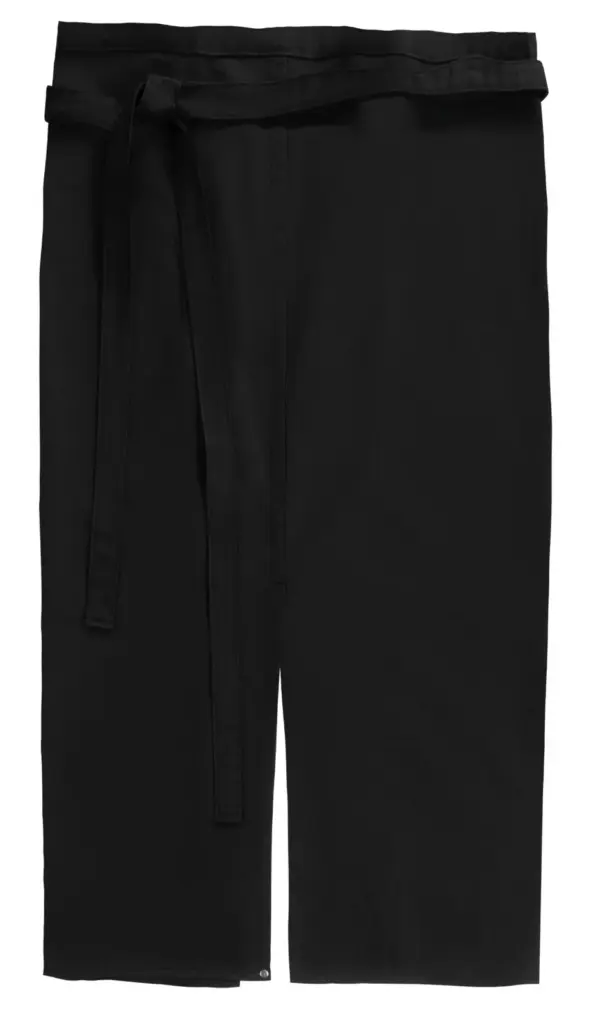 Milano Classic heupschort met split, black