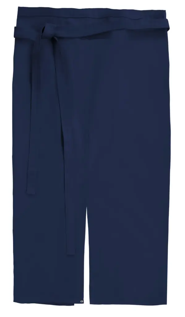 PS_CI03_NAVY - Hidalgo-werbeartikel Milano Classic heupschort met split, navy — productfoto 4