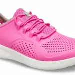 Basket Crocs™ Literide™ Pacer kinderen, electric pink / white — productfoto 4