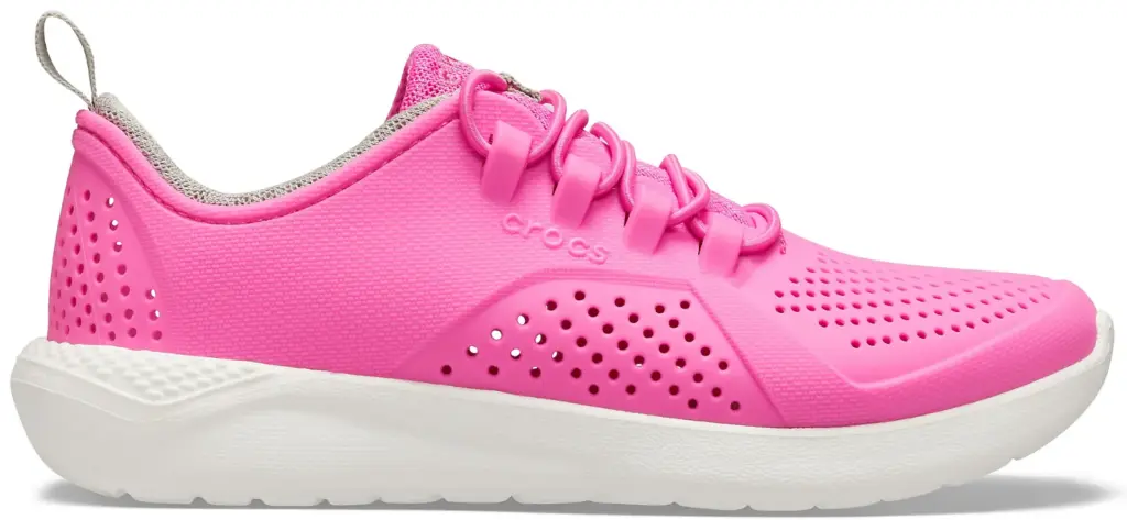 Basket Crocs™ Literide™ Pacer kinderen, electric pink / white — productfoto 5