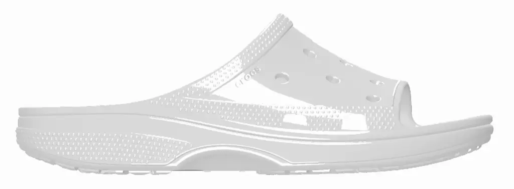 Crocs™ Men's Saturday Slide, white — productfoto 4
