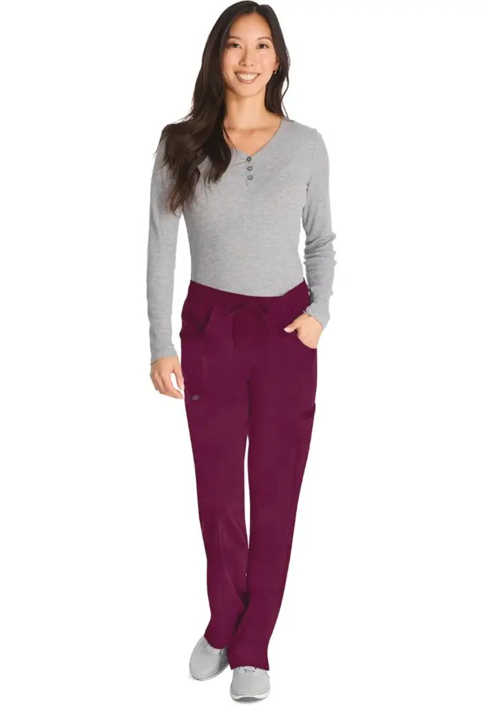 Damesbroek met trekkoordje middelhoge taille — productfoto 2