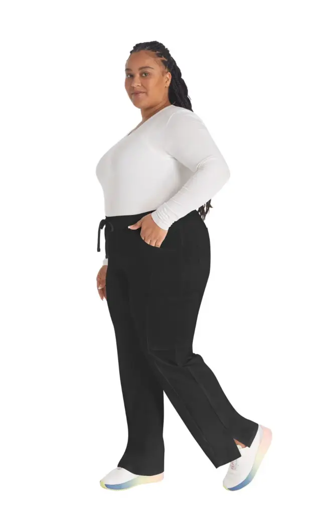 Damesbroek met trekkoordje middelhoge taille — productfoto 7