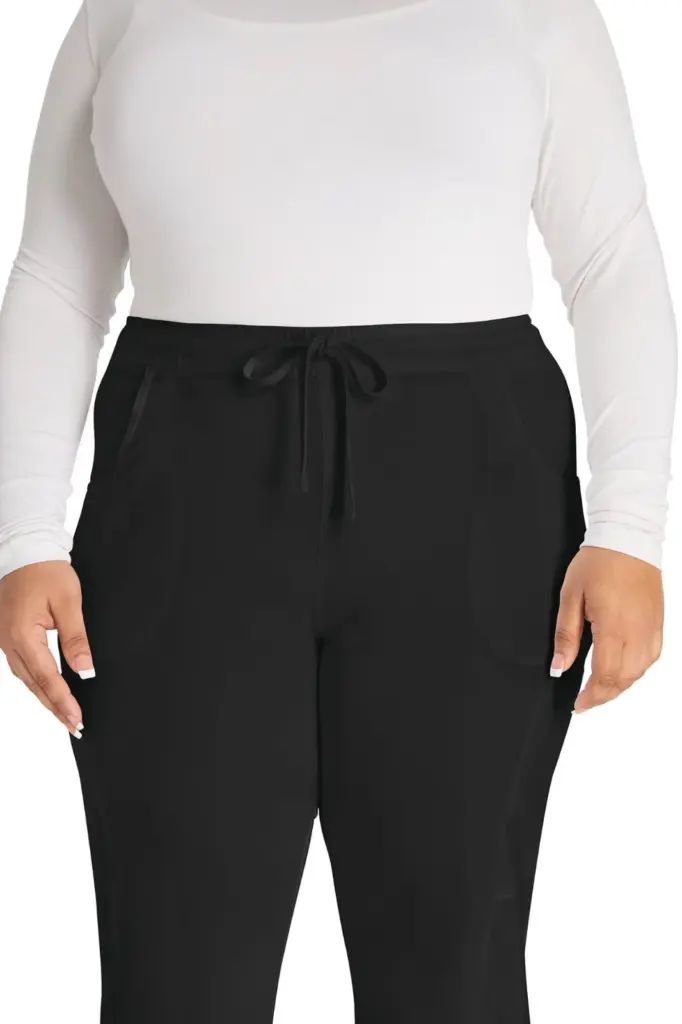 Damesbroek met trekkoordje middelhoge taille — productfoto 8