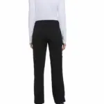 Damesbroek met trekkoordje middelhoge taille, black — productfoto 12