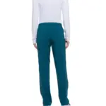 Damesbroek met trekkoordje middelhoge taille, caribbean blue — productfoto 16