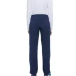Damesbroek met trekkoordje middelhoge taille, navy — productfoto 19