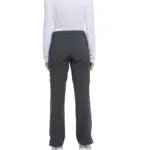 Damesbroek met trekkoordje middelhoge taille, pewter — productfoto 22