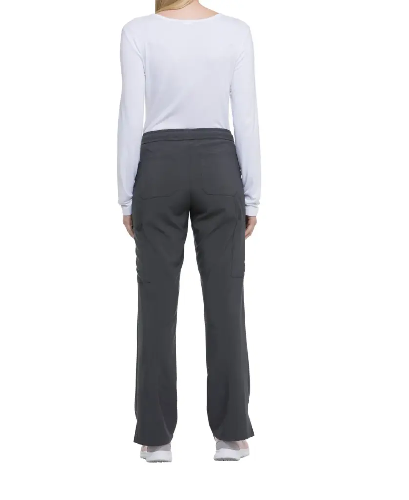Damesbroek met trekkoordje middelhoge taille, pewter — productfoto 22