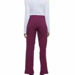 Damesbroek met trekkoordje middelhoge taille, wine — productfoto 28