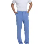 Herenbroek met trekkoordje standard taille, ciel — productfoto 15