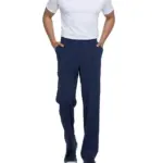 Herenbroek met trekkoordje standard taille, navy — productfoto 18