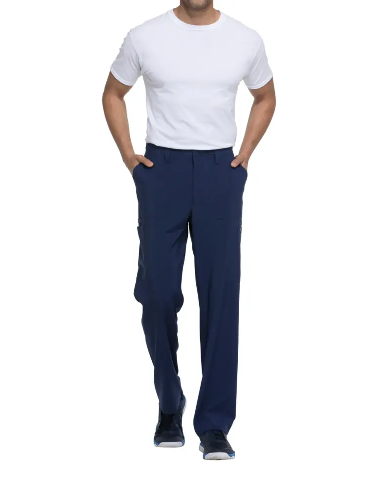 Herenbroek met trekkoordje standard taille, navy — productfoto 18