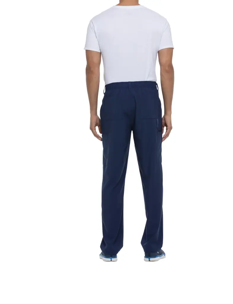 Herenbroek met trekkoordje standard taille, navy — productfoto 19