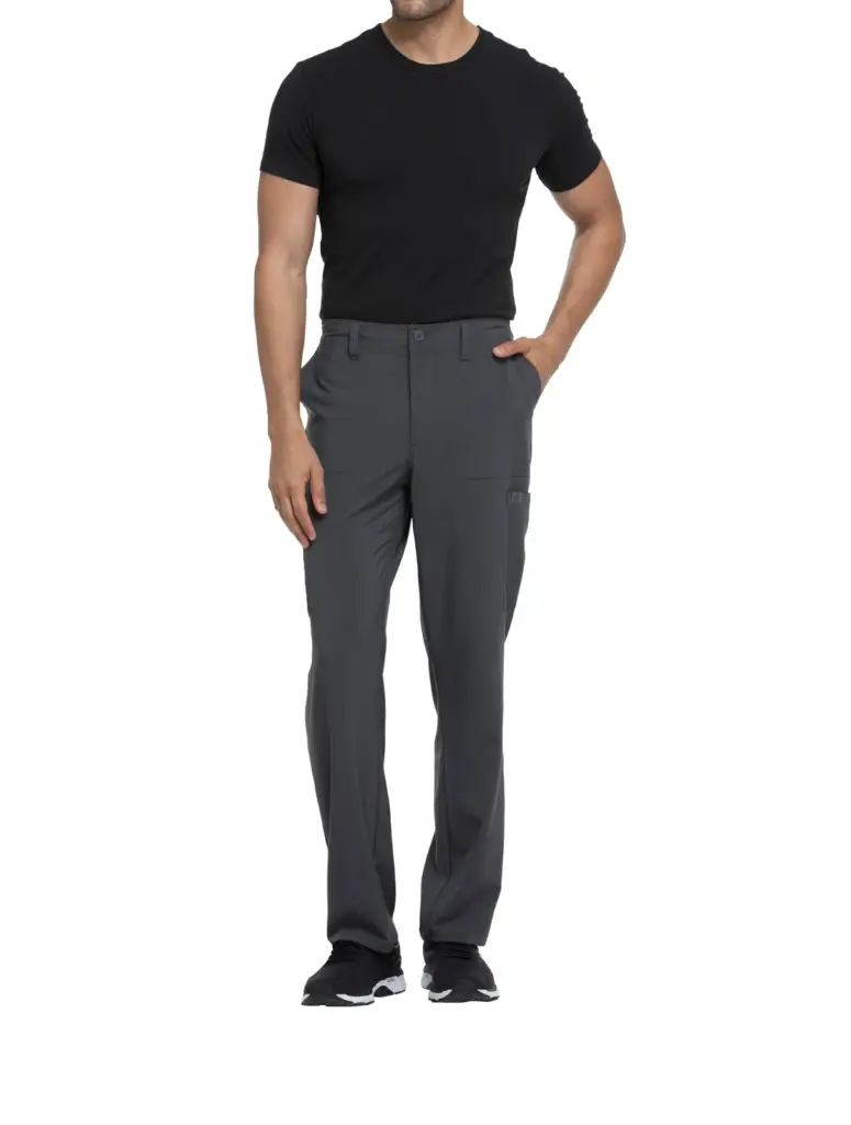 Herenbroek met trekkoordje standard taille, pewter — productfoto 21