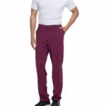 Herenbroek met trekkoordje standard taille, wine — productfoto 29
