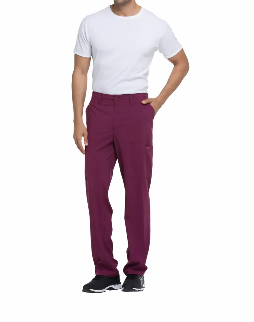 Herenbroek met trekkoordje standard taille, wine — productfoto 29