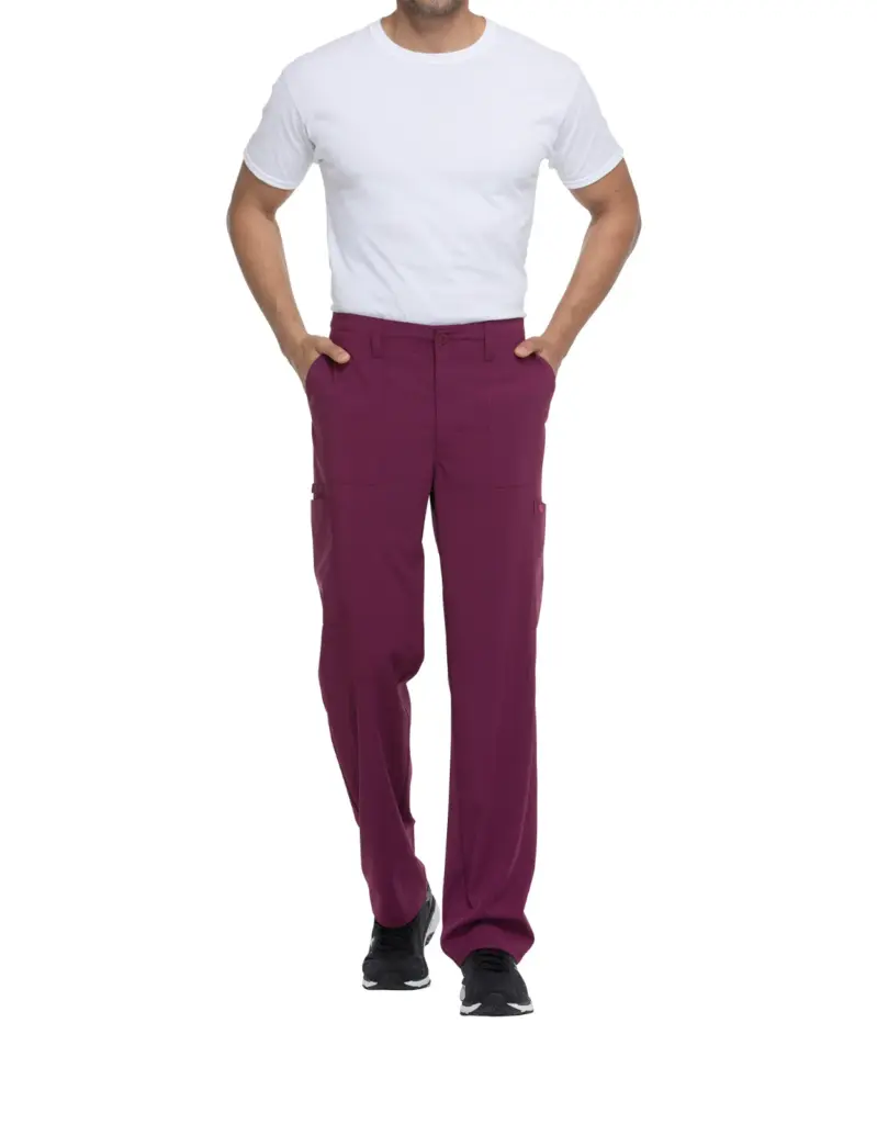 Herenbroek met trekkoordje standard taille, wine — productfoto 30