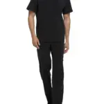 Tuniek met V-hals voor heren, black — productfoto 8