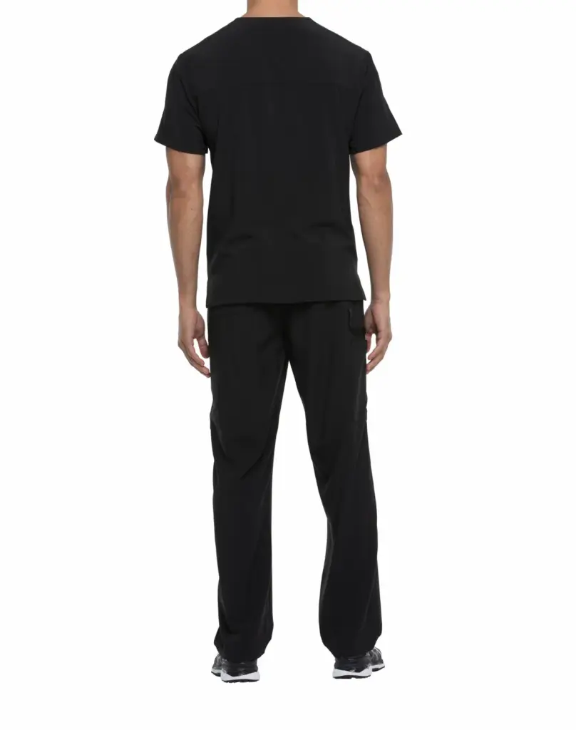 Tuniek met V-hals voor heren, black — productfoto 9