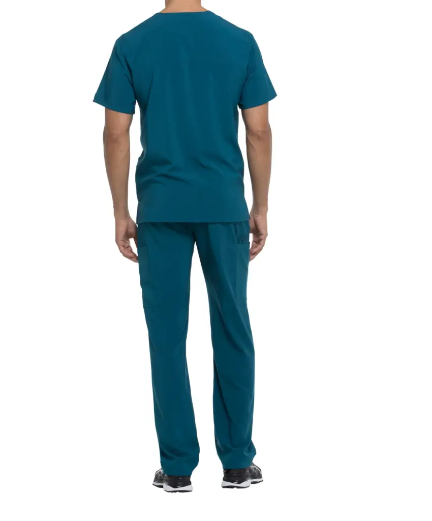 Tuniek met V-hals voor heren, caribbean blue — productfoto 12