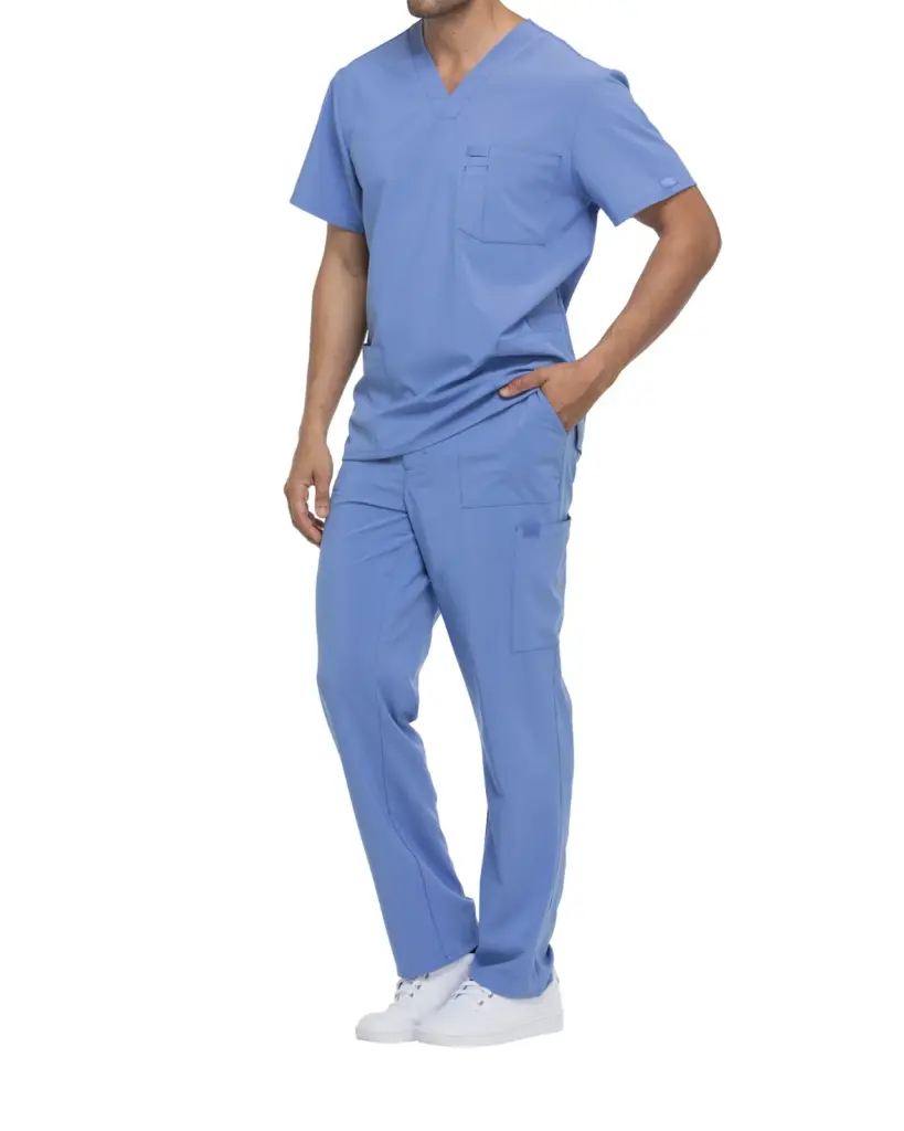 Tuniek met V-hals voor heren, ciel — productfoto 13