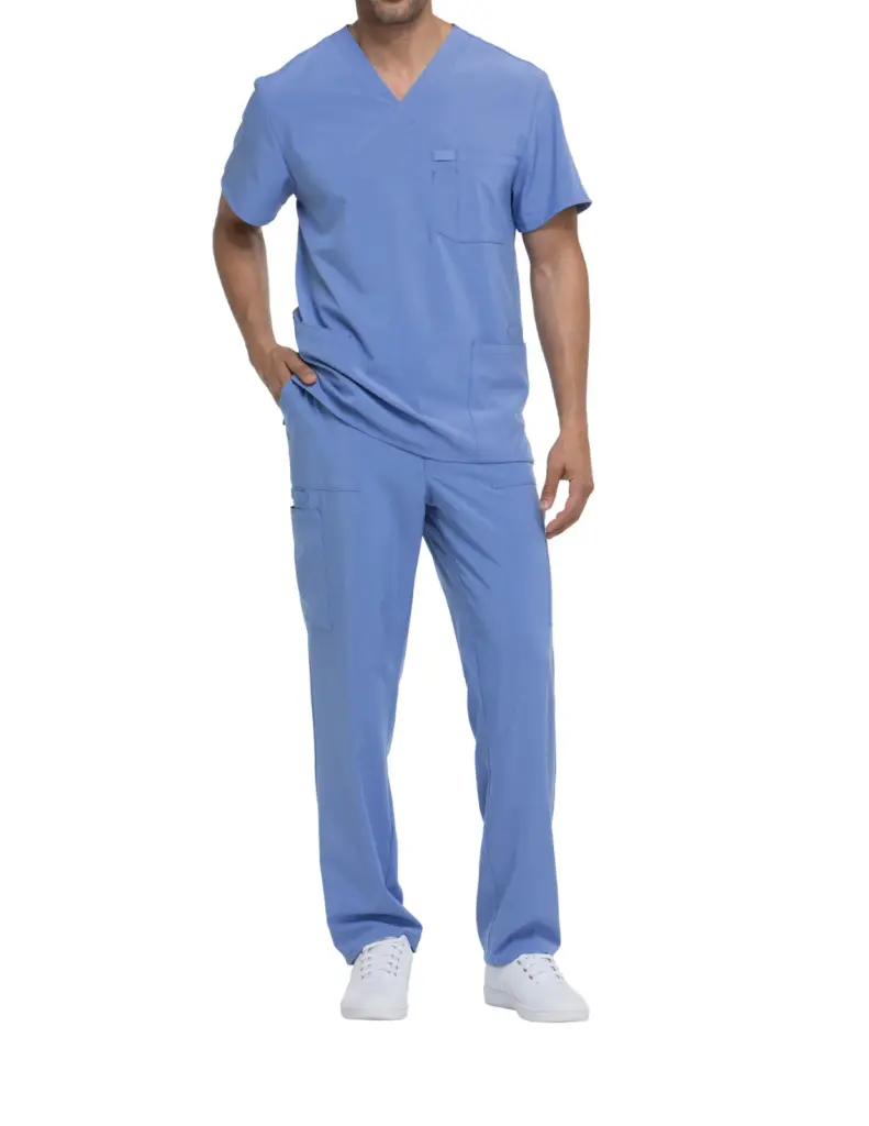 Tuniek met V-hals voor heren, ciel — productfoto 14