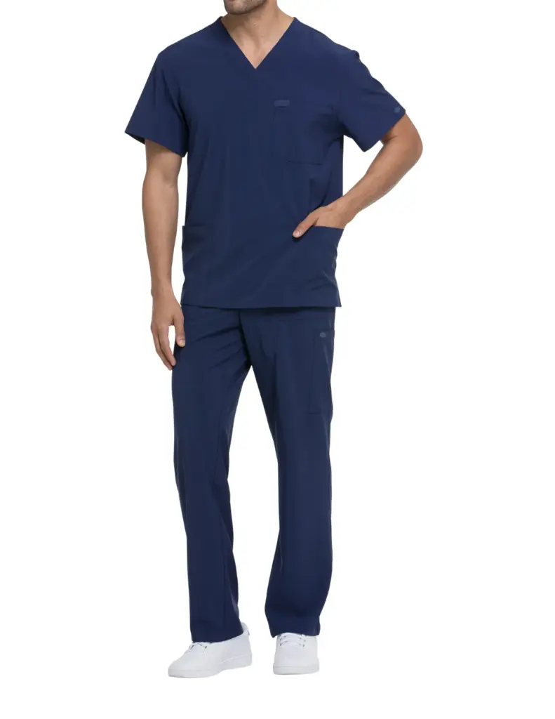 Tuniek met V-hals voor heren, navy — productfoto 16