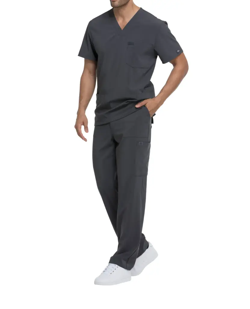 Tuniek met V-hals voor heren, pewter — productfoto 19