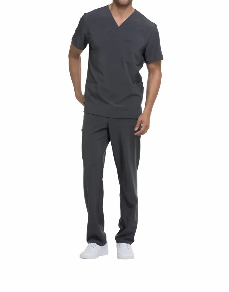 Tuniek met V-hals voor heren, pewter — productfoto 20