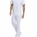 Tuniek met V-hals voor heren, white — productfoto 25