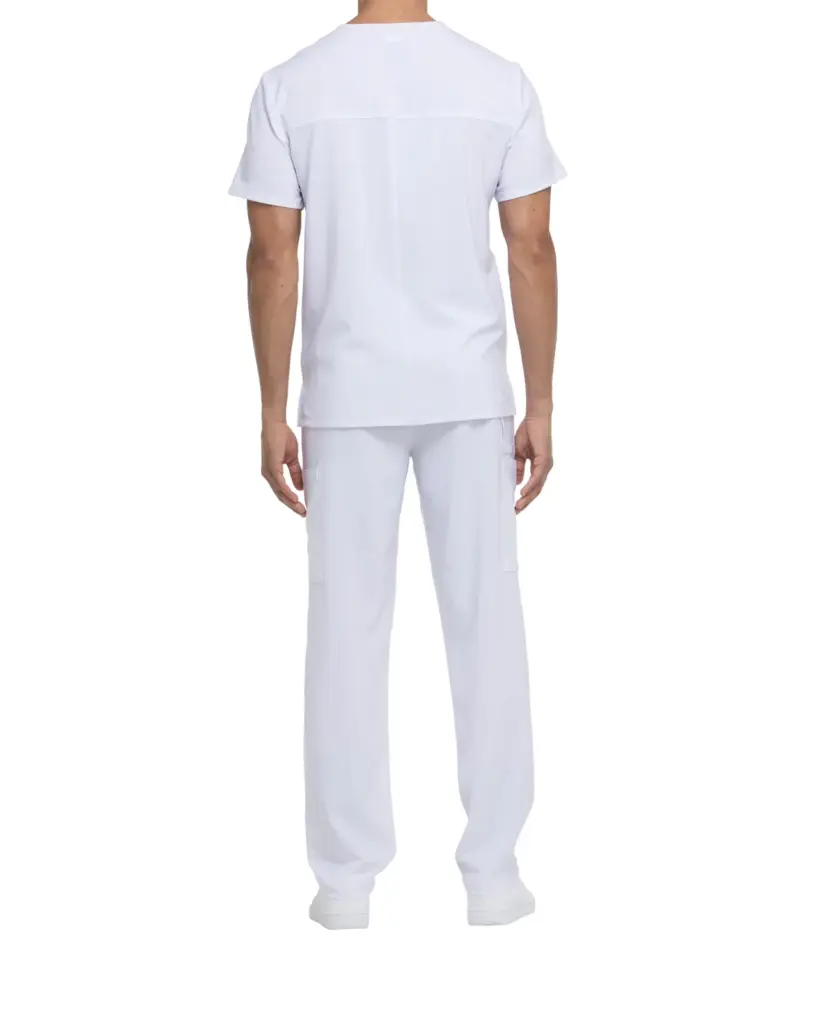Tuniek met V-hals voor heren, white — productfoto 27
