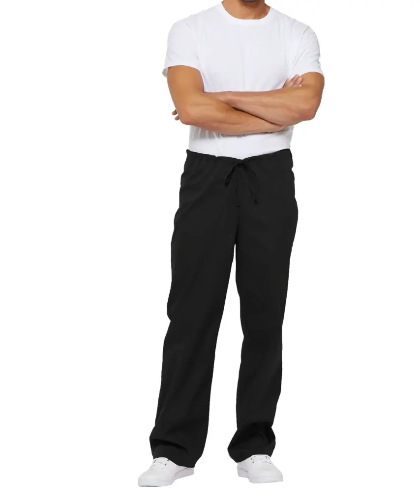 PS_DKE83006_BLACK - Hidalgo-werbeartikel Uniseks Broek met trekkoordje standard taille, black — productfoto 6