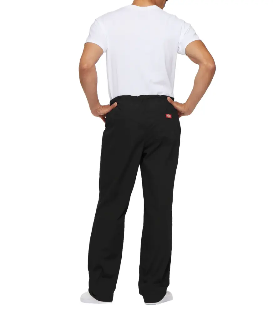 PS_DKE83006-B_BLACK - Hidalgo-werbeartikel Uniseks Broek met trekkoordje standard taille, black — productfoto 7
