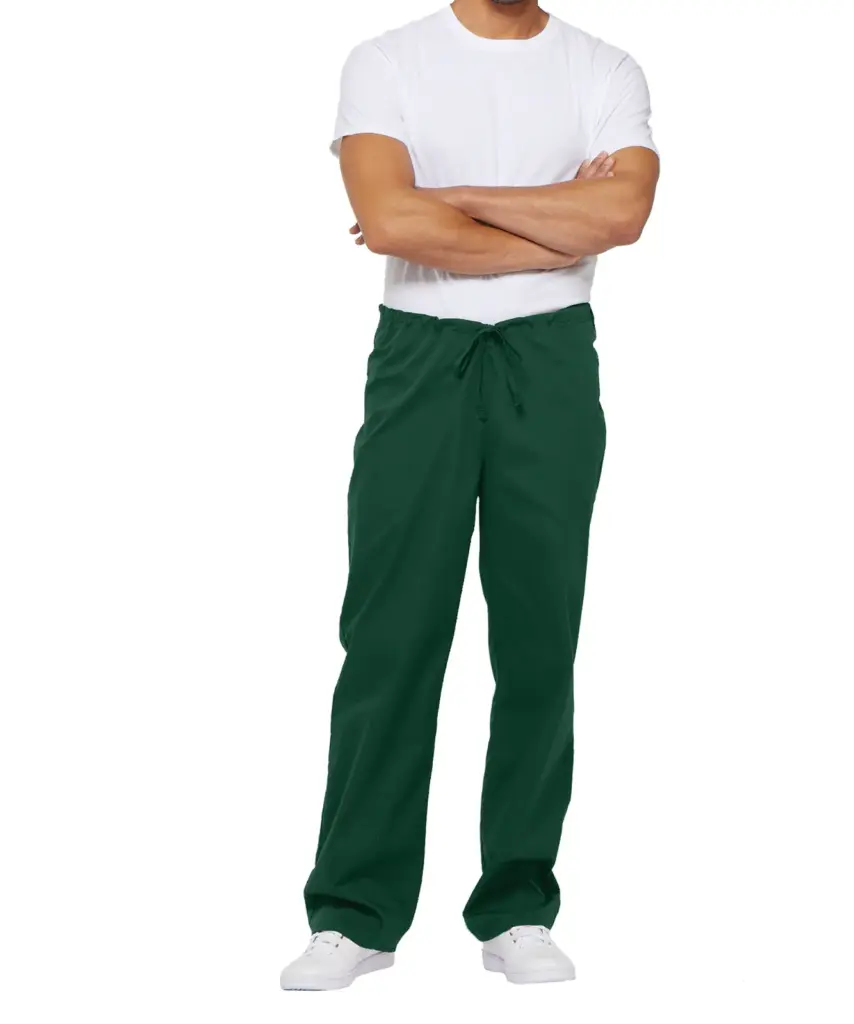 PS_DKE83006_HUNTERGREEN - Hidalgo-werbeartikel Uniseks Broek met trekkoordje standard taille, hunter green — productfoto 17