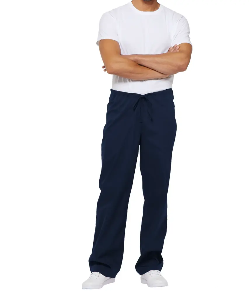 PS_DKE83006_NAVY - Hidalgo-werbeartikel Uniseks Broek met trekkoordje standard taille, navy — productfoto 20