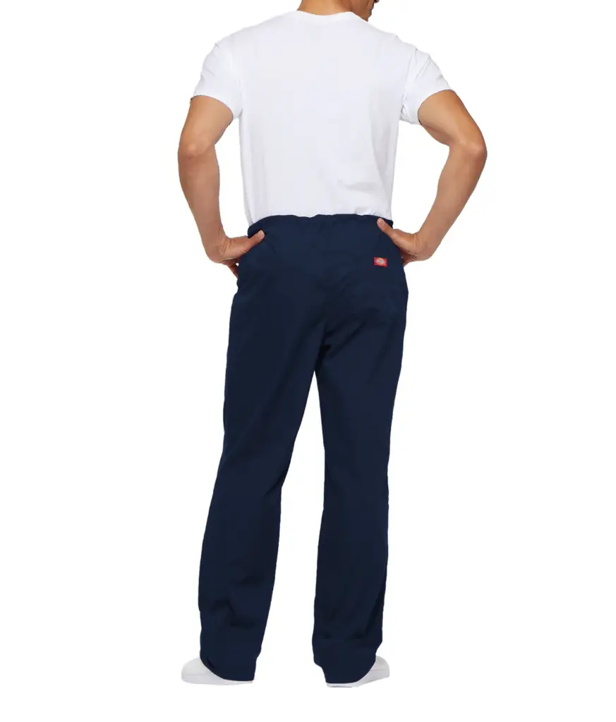 PS_DKE83006-B_NAVY - Hidalgo-werbeartikel Uniseks Broek met trekkoordje standard taille, navy — productfoto 21