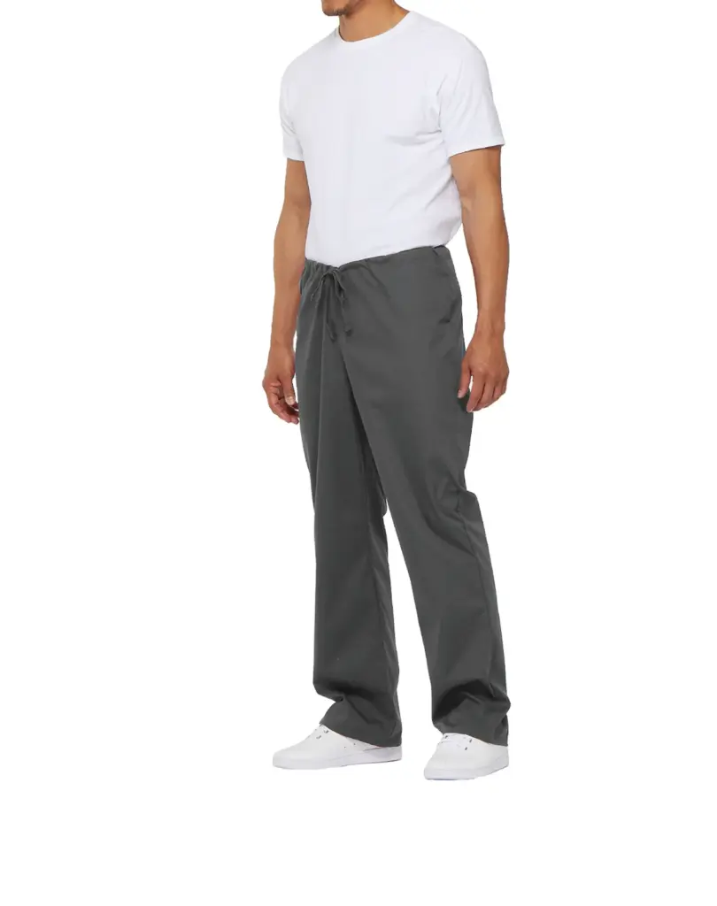 PS_DKE83006-S_PEWTER - Hidalgo-werbeartikel Uniseks Broek met trekkoordje standard taille, pewter — productfoto 22