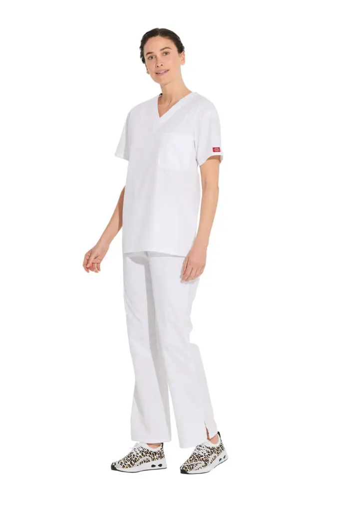 Uniseks tuniek met V-hals — productfoto 3