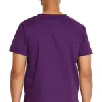 Uniseks tuniek met V-hals, eggplant — productfoto 11