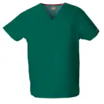 Uniseks tuniek met V-hals, hunter green — productfoto 12